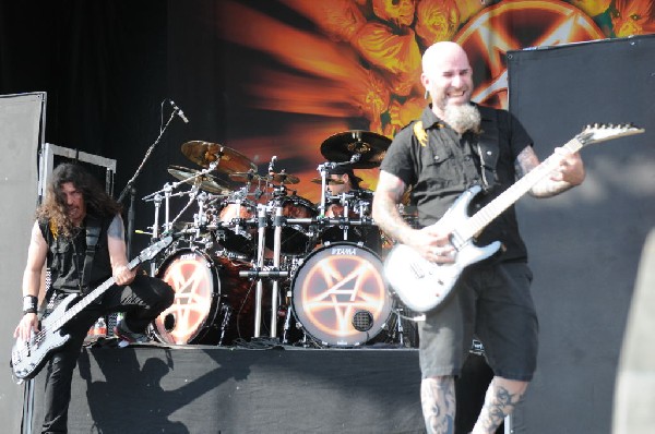 Anthrax at Mayhem Festival 2012 Gexa Energy Pavilion Dallas Texas 07/10/201