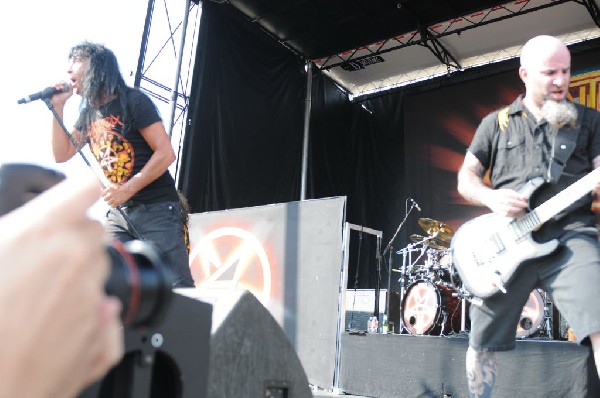 Anthrax at Mayhem Festival 2012 Gexa Energy Pavilion Dallas Texas 07/10/201