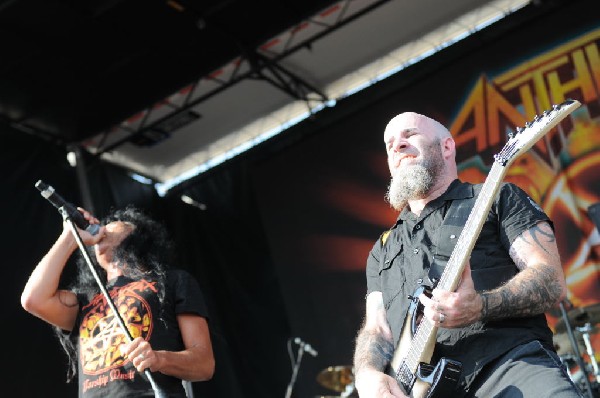 Anthrax at Mayhem Festival 2012 Gexa Energy Pavilion Dallas Texas 07/10/201