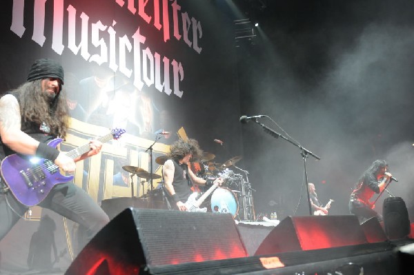 Anthrax at AT&T Center, San Antonio, Texas, 09/25/10 Second night of Am