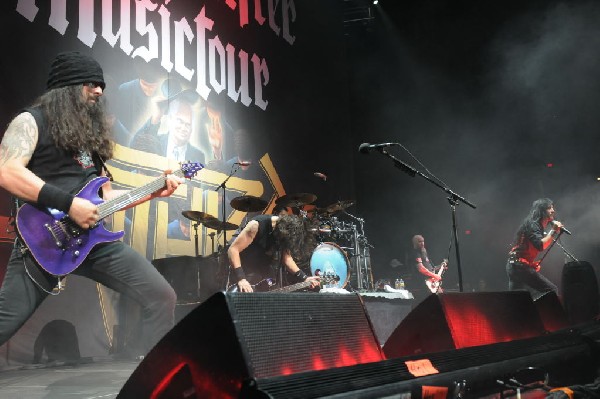 Anthrax at AT&T Center, San Antonio, Texas, 09/25/10 Second night of Am