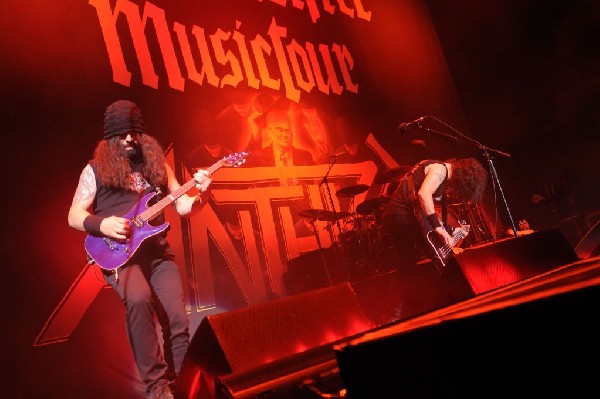 Anthrax at AT&T Center, San Antonio, Texas, 09/25/10 Second night of Am