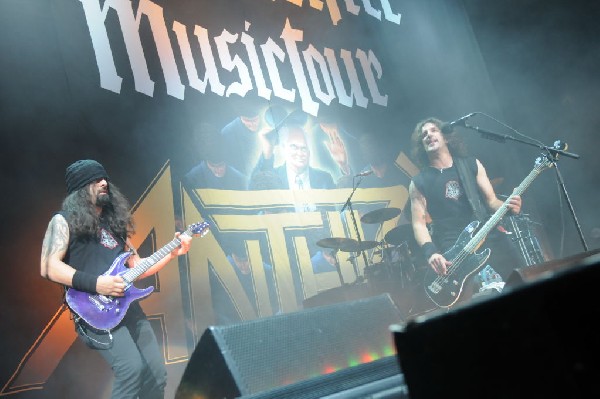 Anthrax at AT&T Center, San Antonio, Texas, 09/25/10 Second night of Am