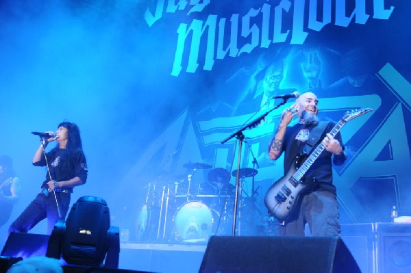 Anthrax at Superpages.com Center, Dallas Texas, 09/24/10 Opening night of A