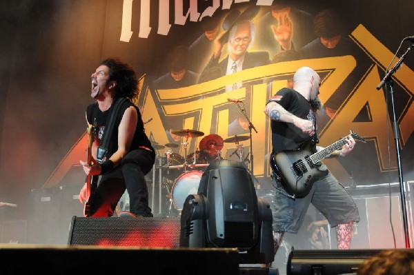 Anthrax at Superpages.com Center, Dallas Texas, 09/24/10 Opening night of A