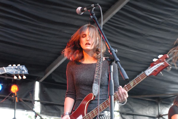 Applicators at Fun Fun Fun Fest in Waterloo Park, Austin Texas
