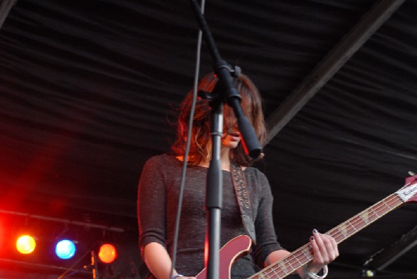 Applicators at Fun Fun Fun Fest in Waterloo Park, Austin Texas