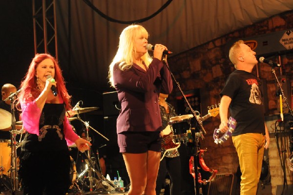 The B-52s at Stubb's BarBQ, Austin, Texas - 11/02/11 - photo by jeff barrin