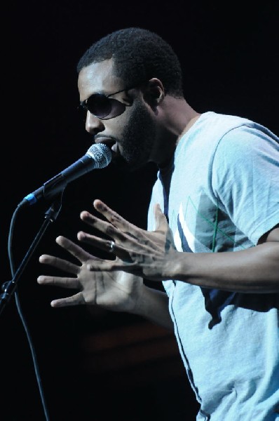 Bavu Blakes performs at the AMP Launch Party at ACL Live at the Moody Theat