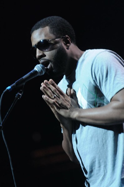 Bavu Blakes performs at the AMP Launch Party at ACL Live at the Moody Theat