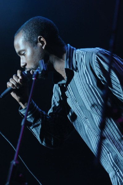 Bavu Blakes performs at the AMP Launch Party at ACL Live at the Moody Theat