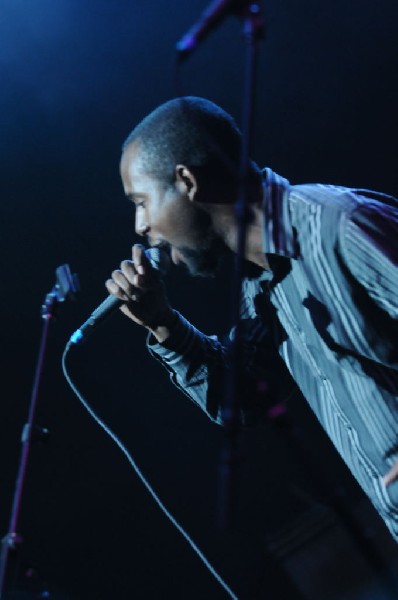 Bavu Blakes performs at the AMP Launch Party at ACL Live at the Moody Theat