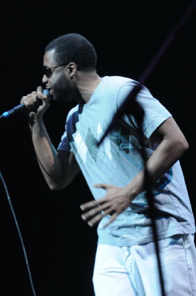 Bavu Blakes performs at the AMP Launch Party at ACL Live at the Moody Theat