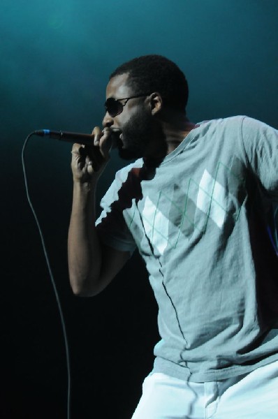 Bavu Blakes performs at the AMP Launch Party at ACL Live at the Moody Theat