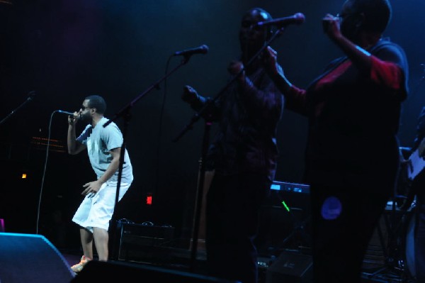 Bavu Blakes performs at the AMP Launch Party at ACL Live at the Moody Theat