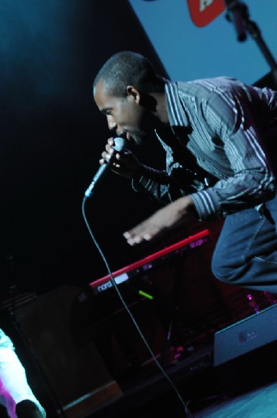 Bavu Blakes performs at the AMP Launch Party at ACL Live at the Moody Theat