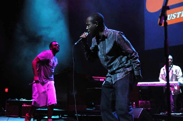 Bavu Blakes performs at the AMP Launch Party at ACL Live at the Moody Theat
