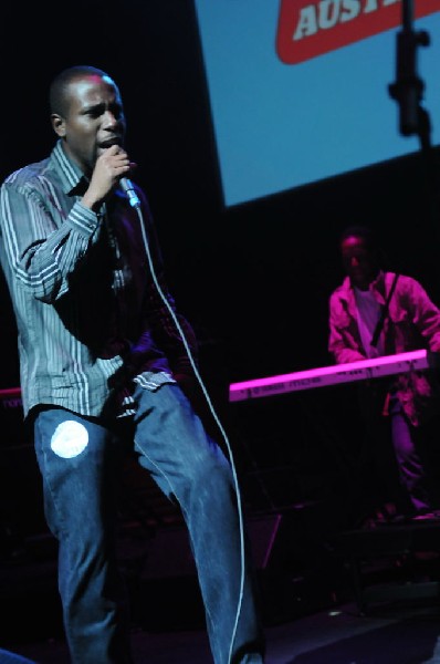 Bavu Blakes performs at the AMP Launch Party at ACL Live at the Moody Theat