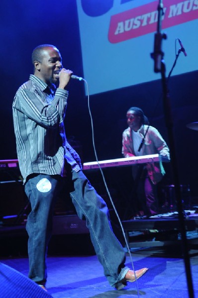 Bavu Blakes performs at the AMP Launch Party at ACL Live at the Moody Theat