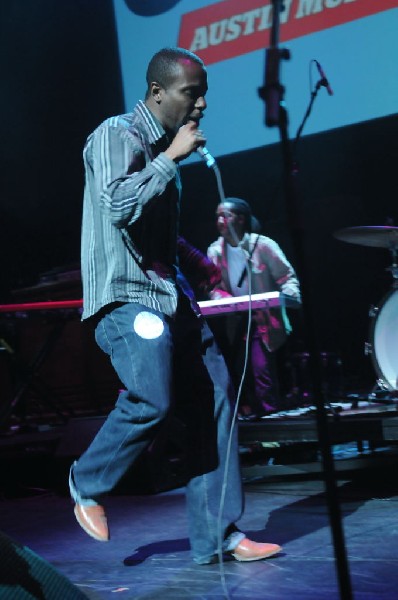 Bavu Blakes performs at the AMP Launch Party at ACL Live at the Moody Theat