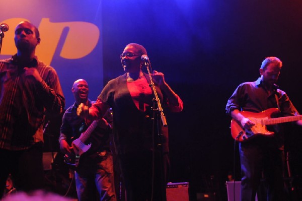 Bavu Blakes performs at the AMP Launch Party at ACL Live at the Moody Theat
