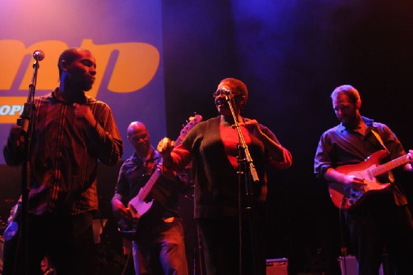 Bavu Blakes performs at the AMP Launch Party at ACL Live at the Moody Theat