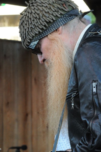 Billy Gibbons of ZZ Top walkon during Roky Erickson & The Explosives