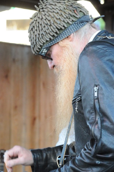 Billy Gibbons of ZZ Top walkon during Roky Erickson & The Explosives