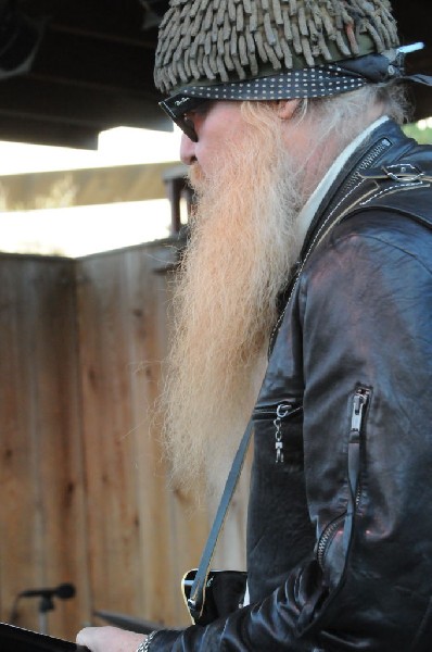 Billy Gibbons of ZZ Top walkon during Roky Erickson & The Explosives
