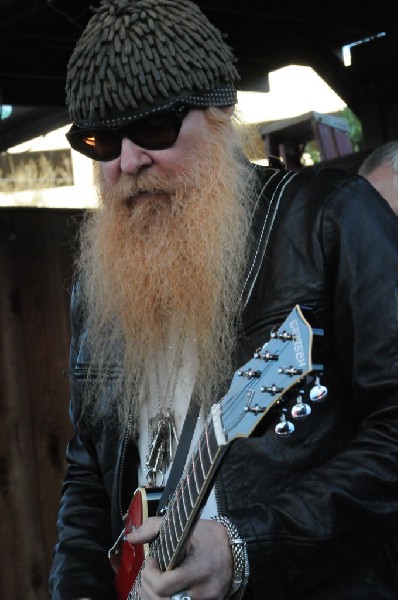 Billy Gibbons of ZZ Top walkon during Roky Erickson & The Explosives