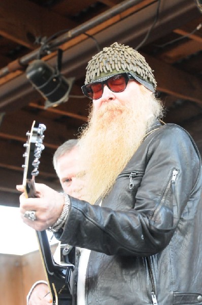 Billy Gibbons of ZZ Top walkon during Roky Erickson & The Explosives