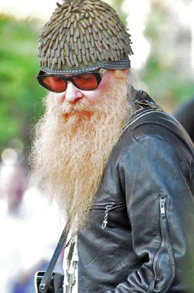 Billy Gibbons of ZZ Top walkon during Roky Erickson & The Explosives