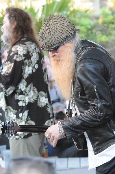Billy Gibbons of ZZ Top walkon during Roky Erickson & The Explosives