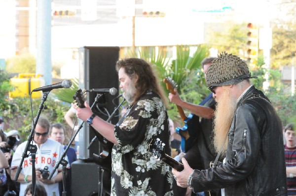 Billy Gibbons of ZZ Top walkon during Roky Erickson & The Explosives