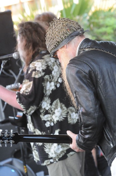 Billy Gibbons of ZZ Top walkon during Roky Erickson & The Explosives