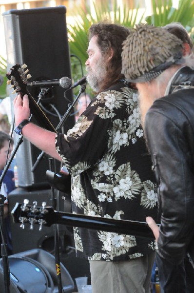 Billy Gibbons of ZZ Top walkon during Roky Erickson & The Explosives
