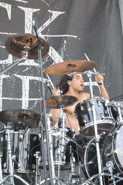 Black Tide at the Mayhem Festival Verizon Wireless Amphitheater