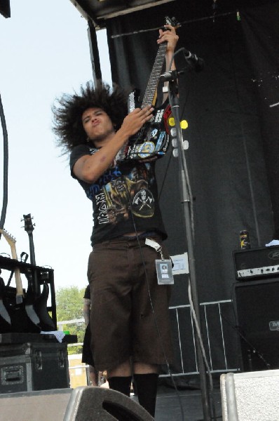 Black Tide at the Mayhem Festival Verizon Wireless Amphitheater