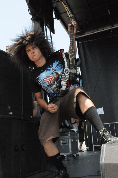 Black Tide at the Mayhem Festival Verizon Wireless Amphitheater