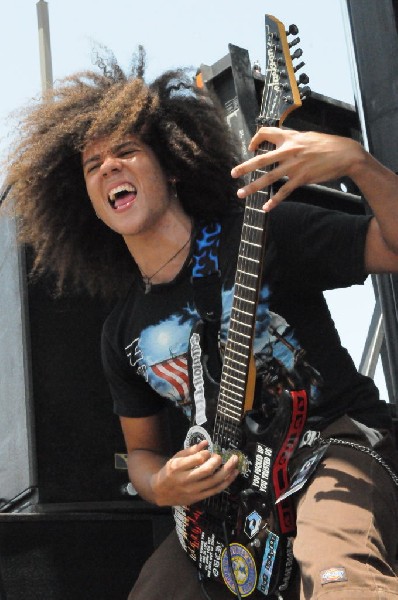 Black Tide at the Mayhem Festival Verizon Wireless Amphitheater