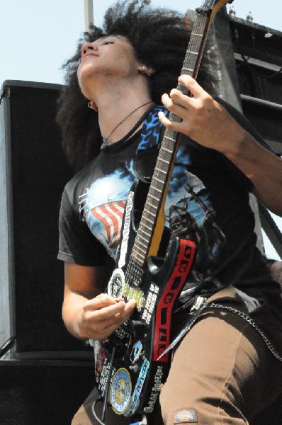 Black Tide at the Mayhem Festival Verizon Wireless Amphitheater