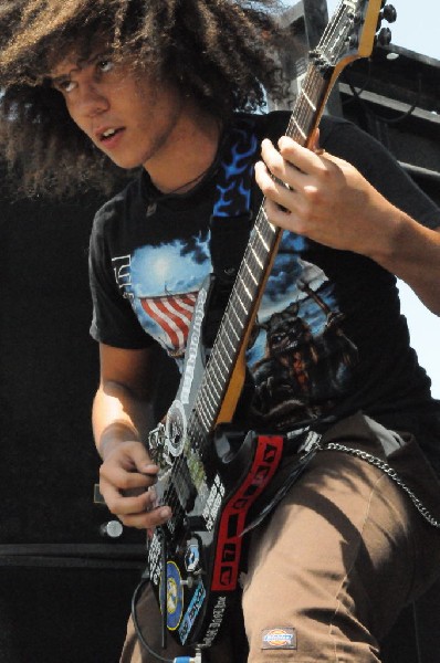 Black Tide at the Mayhem Festival Verizon Wireless Amphitheater