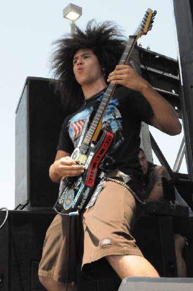 Black Tide at the Mayhem Festival Verizon Wireless Amphitheater