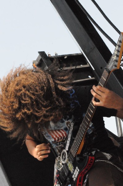 Black Tide at the Mayhem Festival Verizon Wireless Amphitheater
