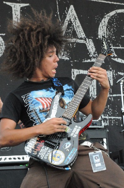 Black Tide at the Mayhem Festival Verizon Wireless Amphitheater