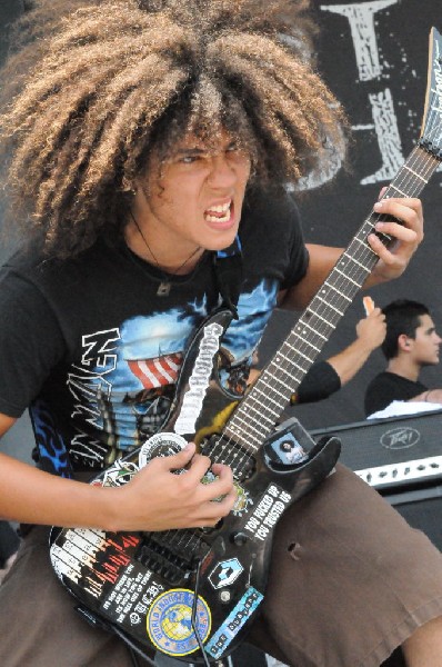 Black Tide at the Mayhem Festival Verizon Wireless Amphitheater