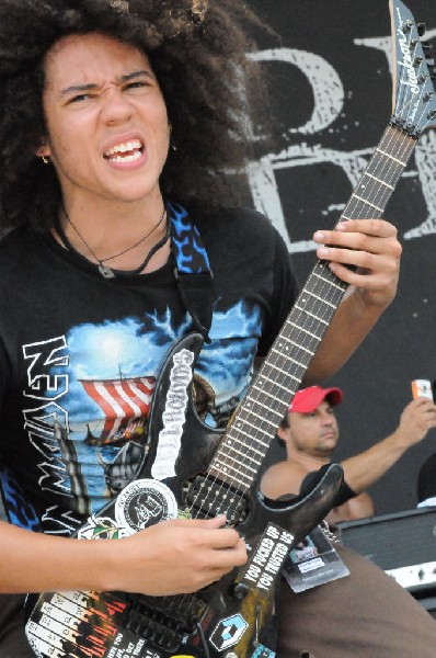 Black Tide at the Mayhem Festival Verizon Wireless Amphitheater