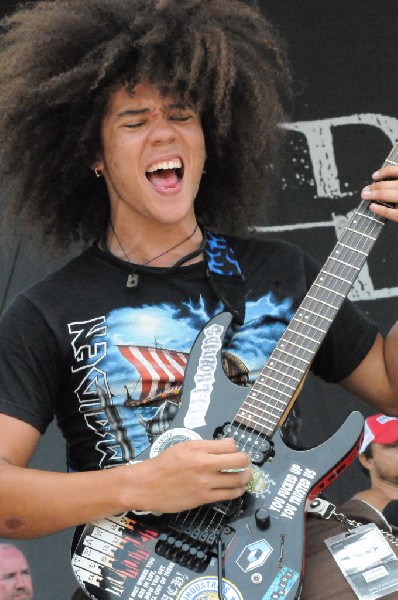 Black Tide at the Mayhem Festival Verizon Wireless Amphitheater