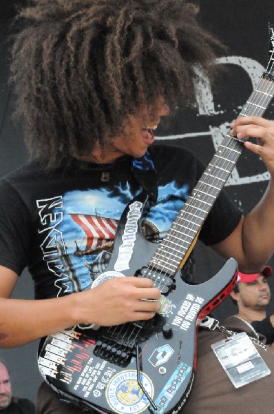 Black Tide at the Mayhem Festival Verizon Wireless Amphitheater