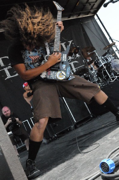 Black Tide at the Mayhem Festival Verizon Wireless Amphitheater